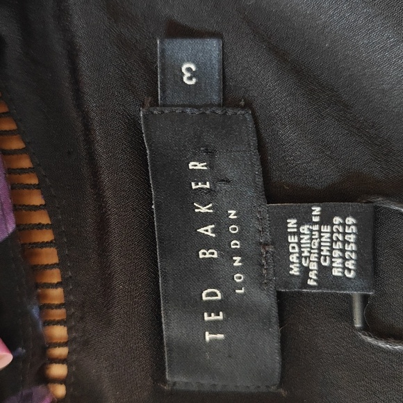 Ted Baker Greetah Dress Ladder Trim Insert Mini Dress - Picture 14 of 16